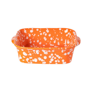 Costa Nova Rafaela Square Baker - Chamonile/ Sage Green/ Tangerine Fine Stoneware