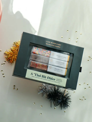 A ’Tini Bit Older Birthday Espresso Martini Mixer Kit