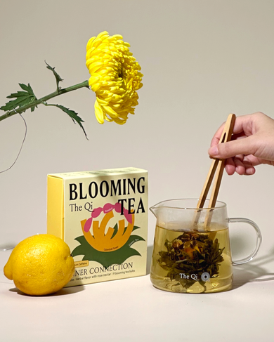 Inner Connection Blooming Tea – Green Tea with Rose & Calendula