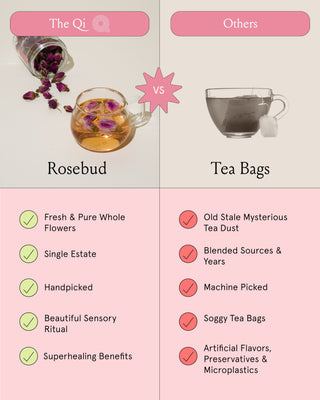 Rosebud Tea – Whole Flower Caffeine-Free Herbal Tea