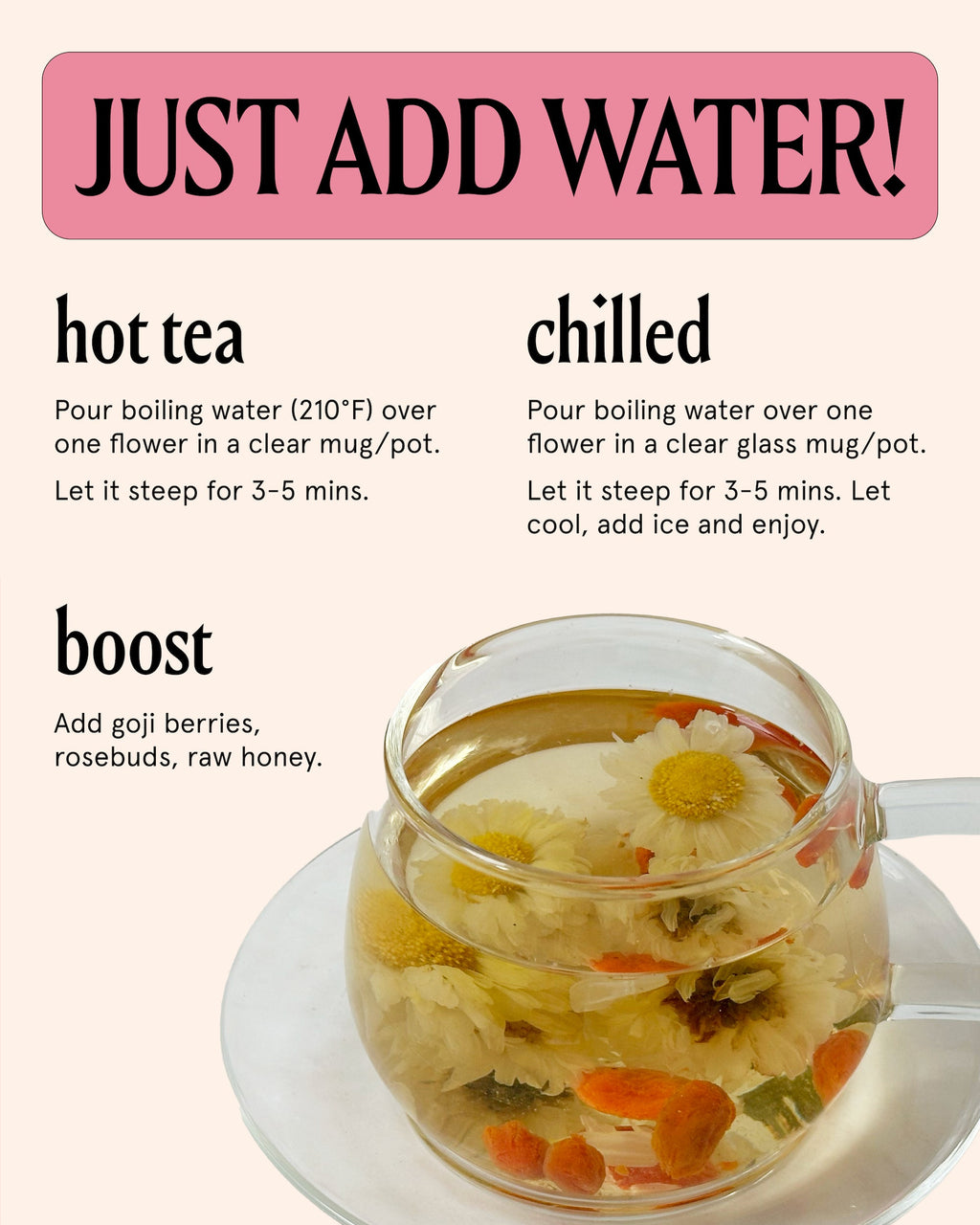 Wild Chrysanthemum Tea – Single-Origin Whole Flower Herbal Tea