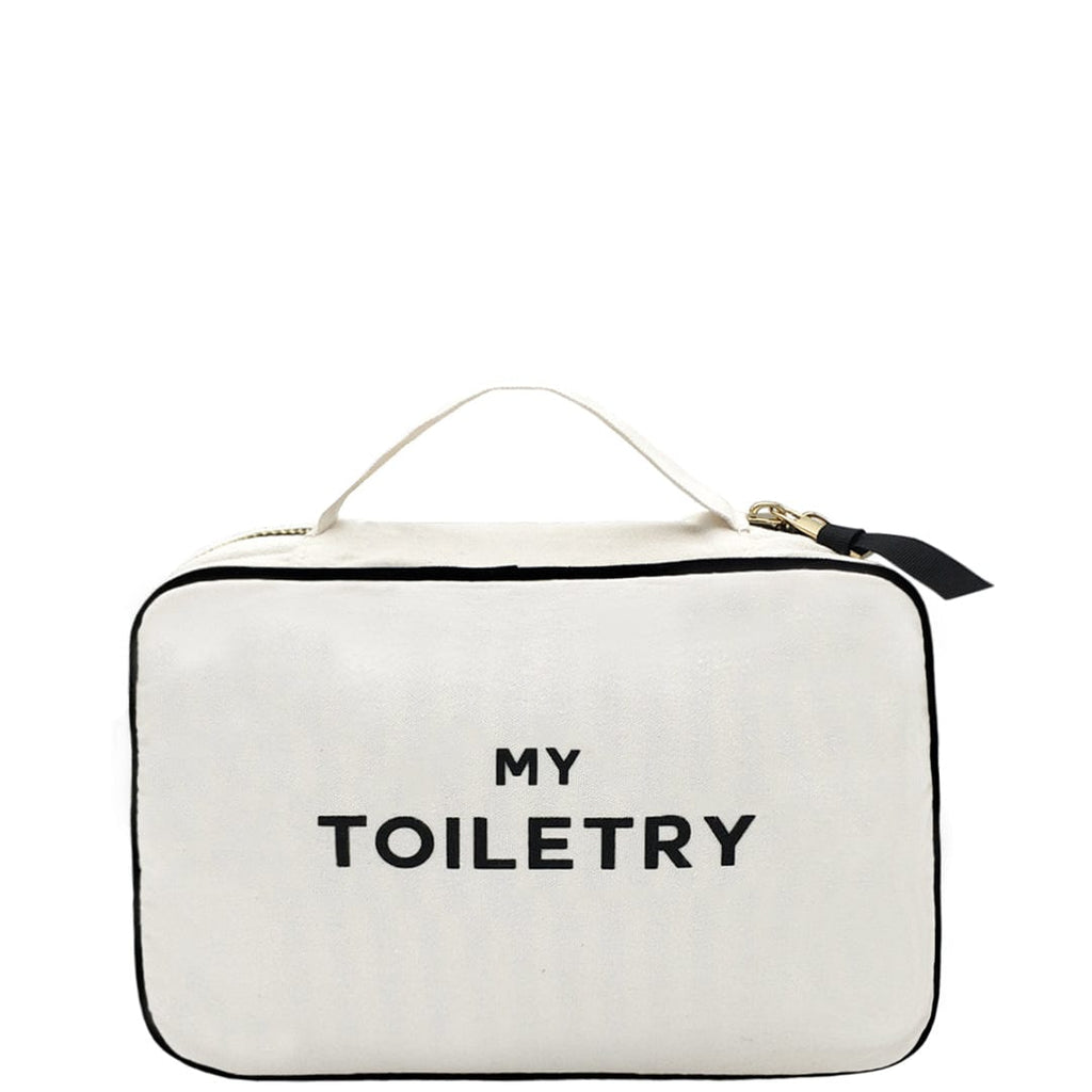 Folding/Hanging Toiletry Case – Cream