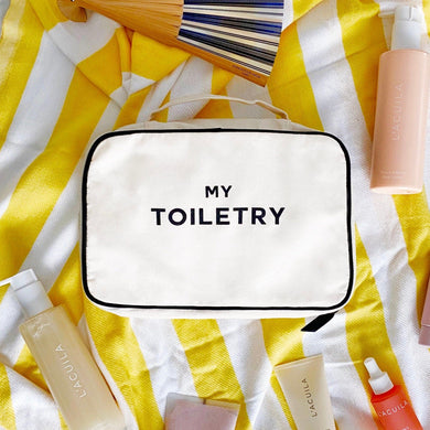 Folding/Hanging Toiletry Case – Cream