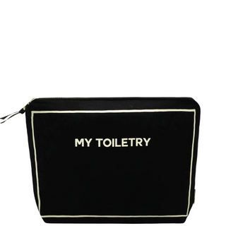 Toiletry Pouch with Coated Lining – Black