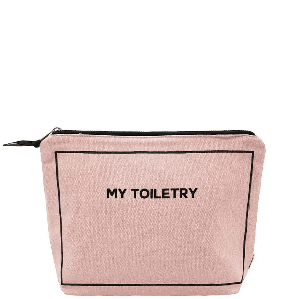 Toiletry Pouch with Coated Lining – Pink/Blush