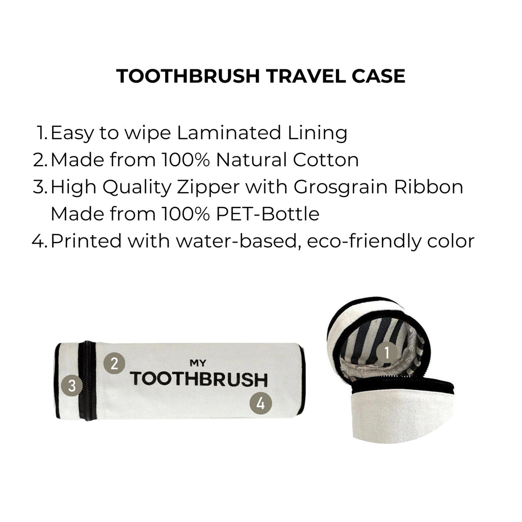 Toothbrush Travel Case – Cream