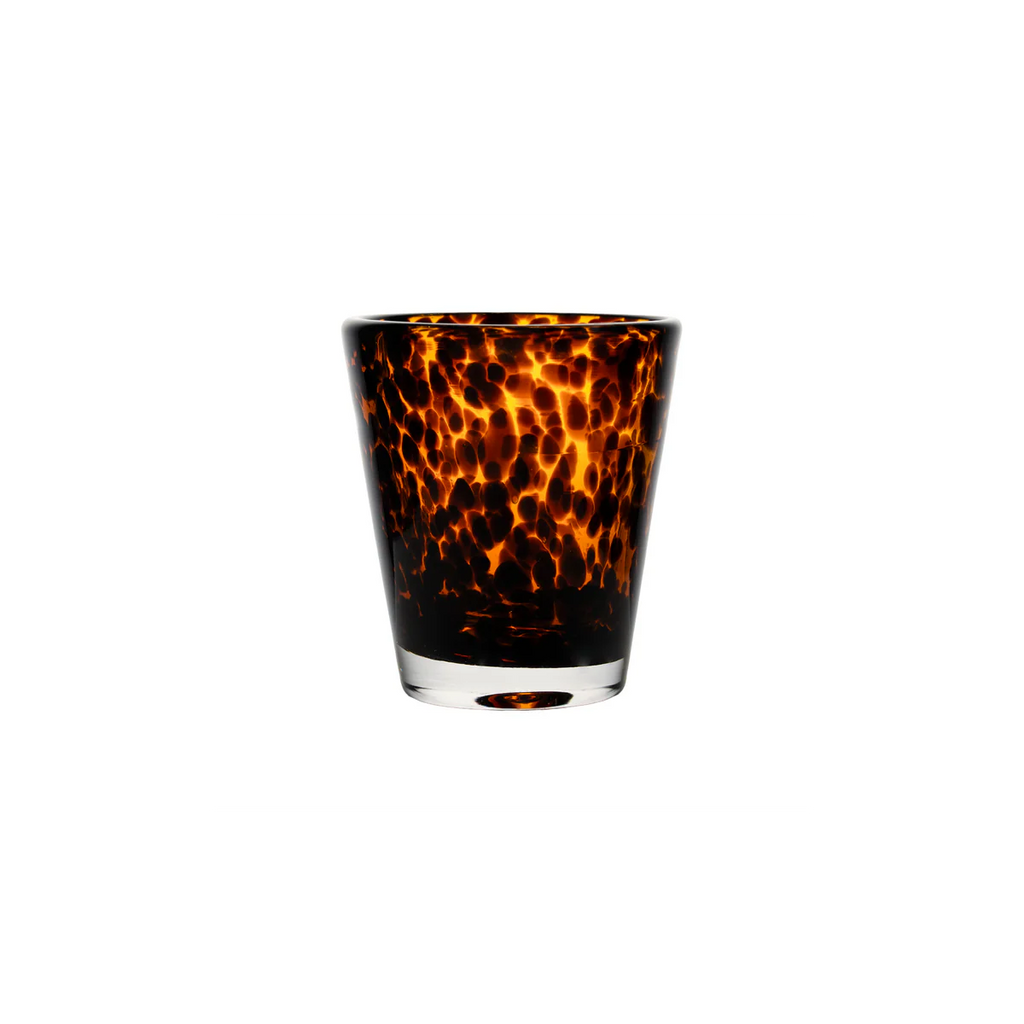 Torcello Tortoise Highball & Tumbler Glasses – Decorative Tortoise Pattern Drinkware