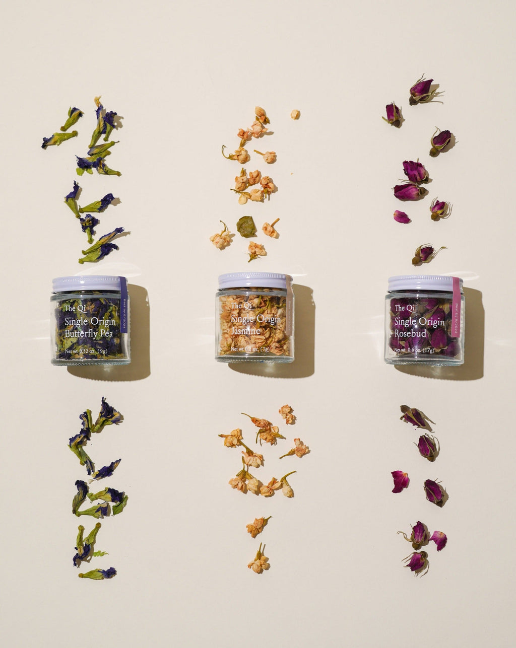 Trio Petite Flower Teas Set – New York Botanical Garden × The Qi (Limited Edition)