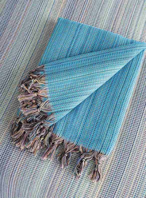ALA King Size Cotton Blanket | Handwoven Lightweight Throw