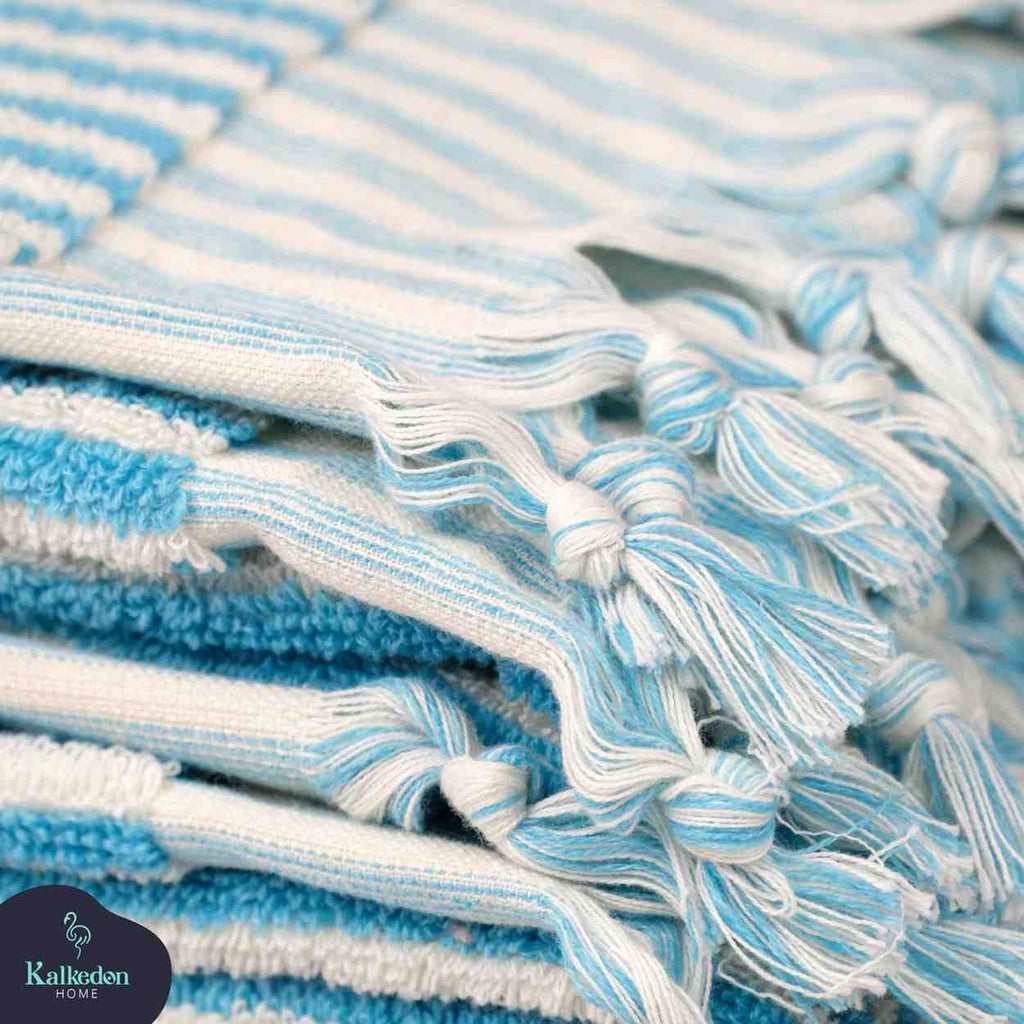 Striped Hand Towel | Organic Cotton Plush & Absorbent