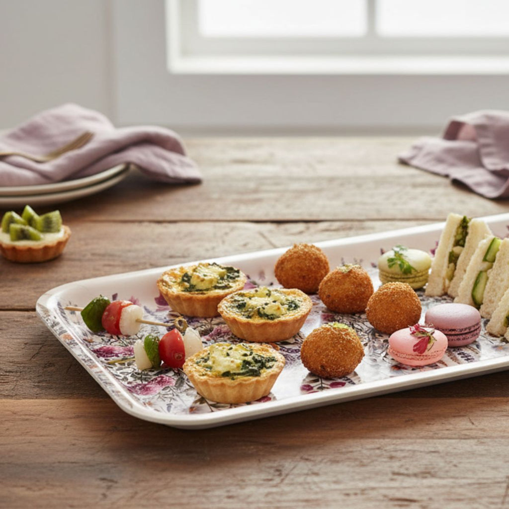 Wildflowers Birchwood Small Decorative Tray