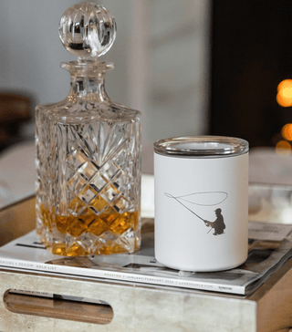 Limited Edition Fisherman Whiskey Glass – Glass-Lined 12 oz Tumbler