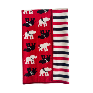 Elegant Spirit Elephant Double-Sided Tea Towel
