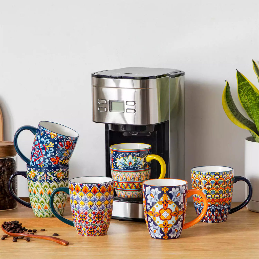 Simi Porcelain Mugs – Set of 6