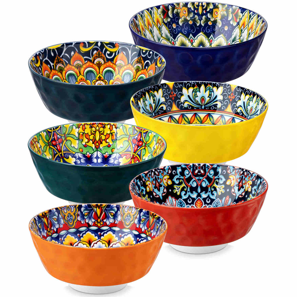 Simi 26oz Porcelain Bowls – Set of 6