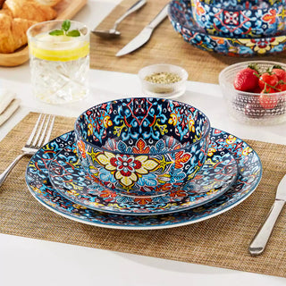 Simi 28oz Double-Sided Porcelain Bowls – Set of 6