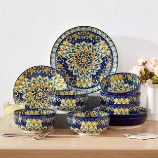 Simi 28oz Double-Sided Porcelain Bowls – Set of 6