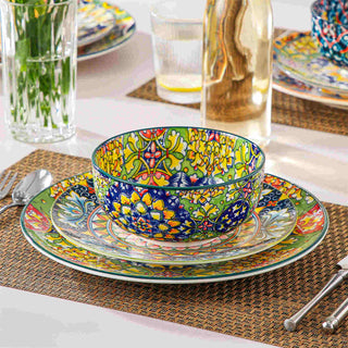 Simi 28oz Double-Sided Porcelain Bowls – Set of 6
