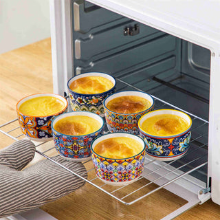 Simi Porcelain Ramekin Bowls – Set of 6 (4oz–8oz)