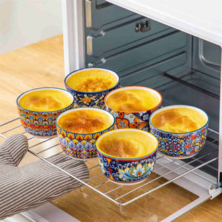 Simi Porcelain Ramekin Bowls – Set of 6 (4oz–8oz)