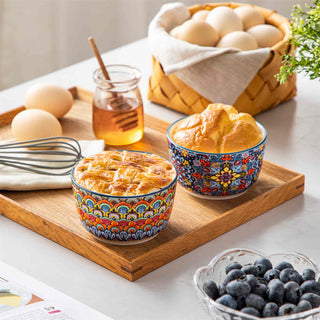 Simi Porcelain Ramekin Bowls – Set of 6 (4oz–8oz)