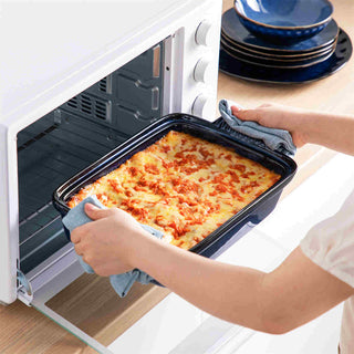 Starry 3.8QT Reactive Glaze Casserole with Lid