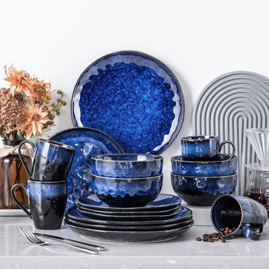 Starry 16 Piece Stoneware Dinnerware Set – Service for 4