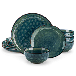 Starry 12 Piece Stoneware Dinnerware Set – Service for 4