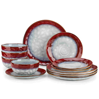 Starry 12 Piece Stoneware Dinnerware Set – Service for 4