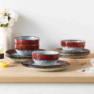 Starry 12 Piece Stoneware Dinnerware Set – Service for 4