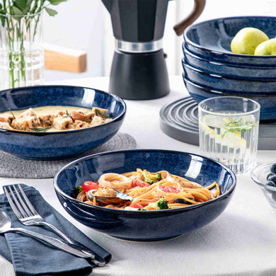 Stern 38oz Stoneware Pasta Bowls – Set of 6