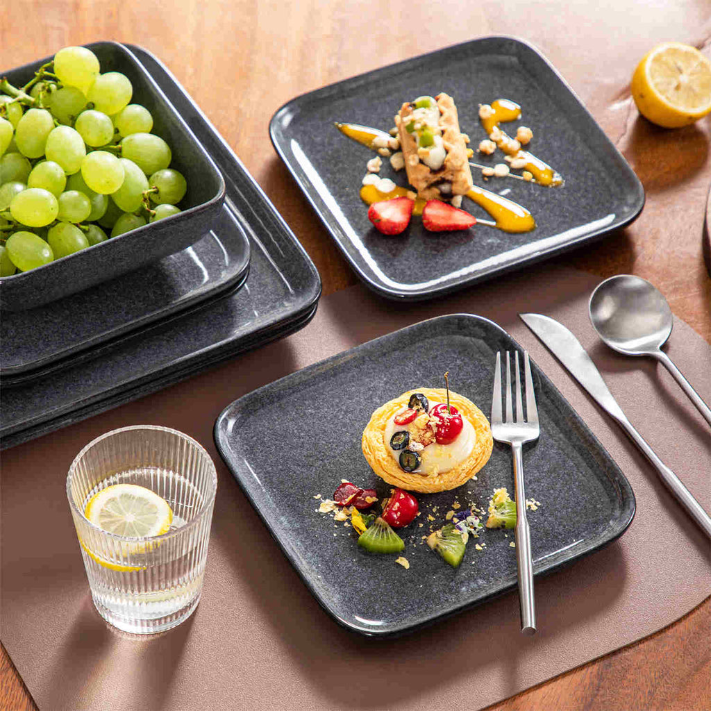 Stern 16 Piece Stoneware Dinnerware Set – Service for 4