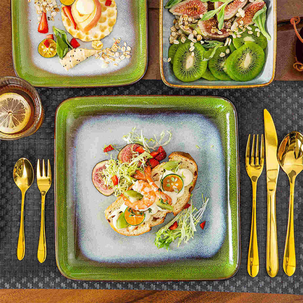 Stern 16 Piece Stoneware Dinnerware Set – Service for 4