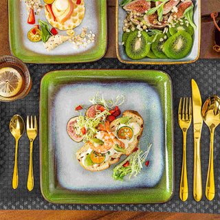 Stern 16 Piece Stoneware Dinnerware Set – Service for 4