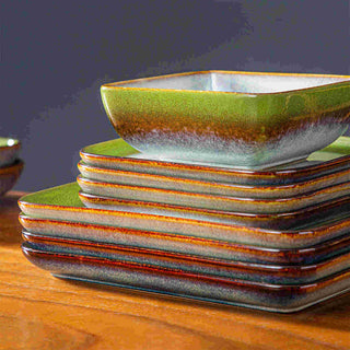 Stern 16 Piece Stoneware Dinnerware Set – Service for 4