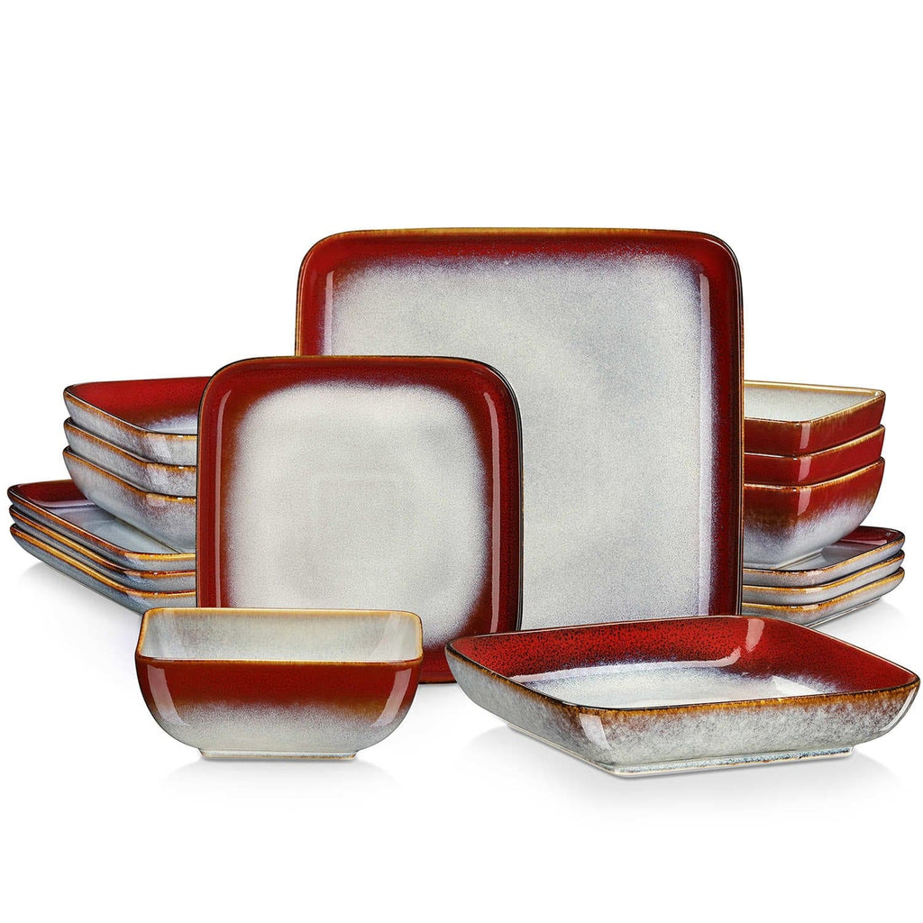 Stern 16 Piece Stoneware Dinnerware Set – Service for 4
