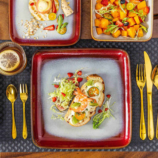 Stern 16 Piece Stoneware Dinnerware Set – Service for 4