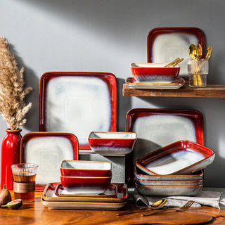 Stern 16 Piece Stoneware Dinnerware Set – Service for 4