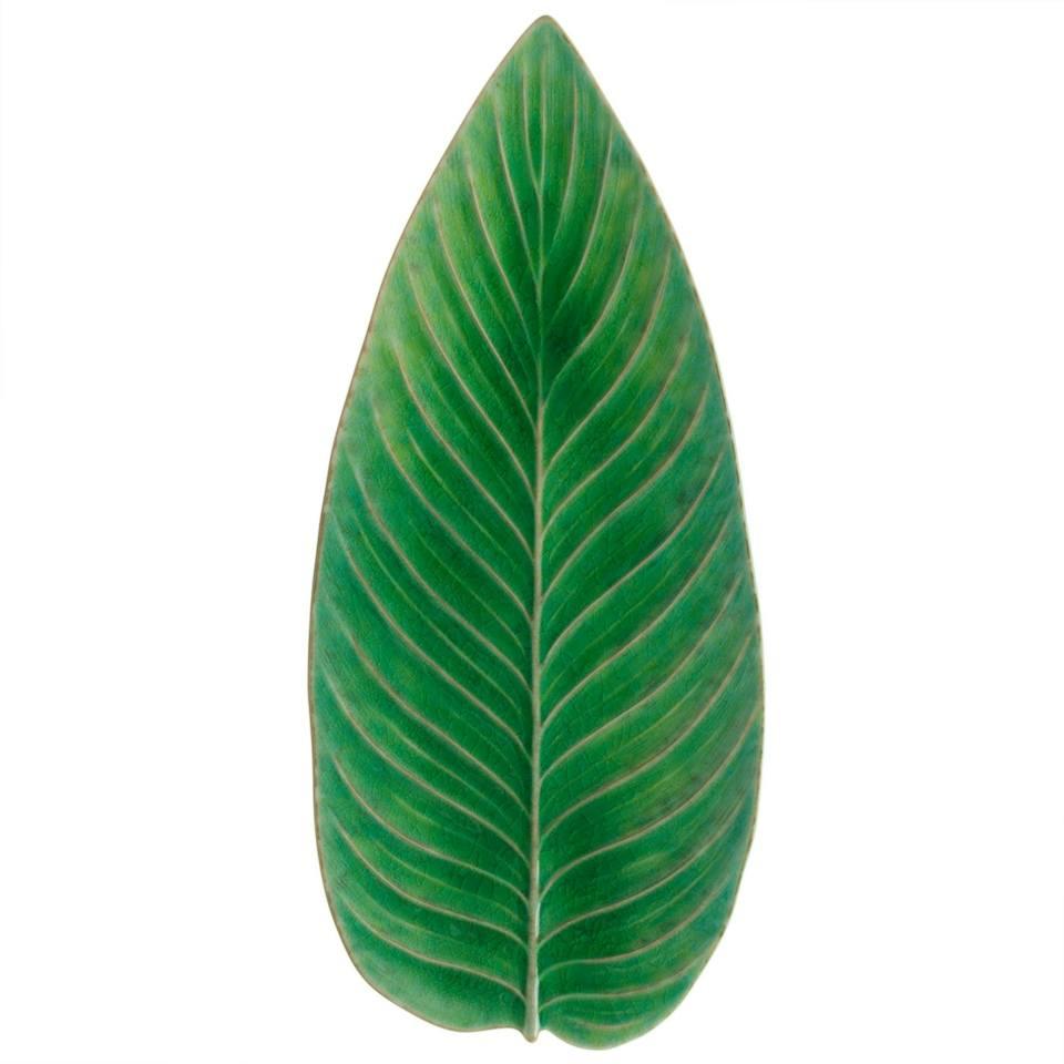 COSTA NOVA – Casafina Riviera Strelizia Leaf Platter 16