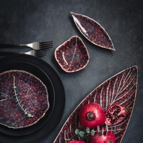 COSTA NOVA – Casafina Riviera Leaf Dip Dish 4