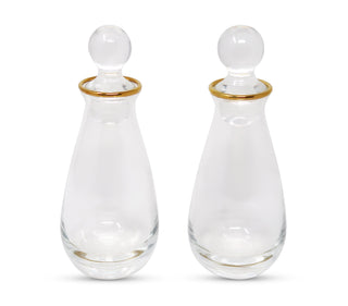 Liscio Ottico - Oil and Vinegar Set with Tray