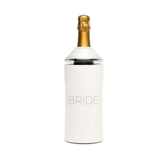 Bride Edition Wine & Champagne Chiller in White – Insulated Bridal Gift