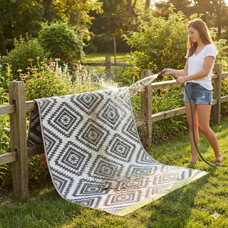 Valencia Southwestern Reversible Outdoor Patio Rug