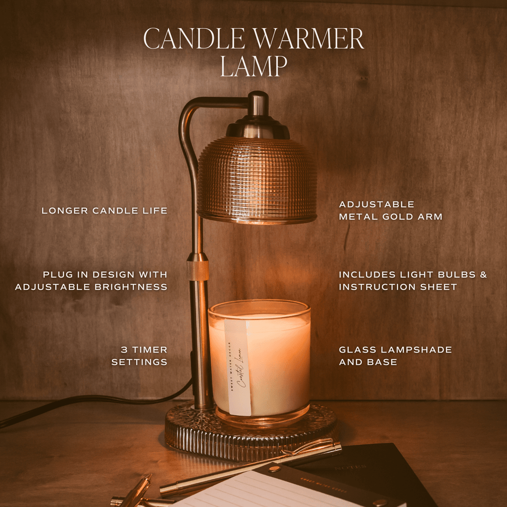 Electric Candle Warmer Lamp with Timer and Dimmer