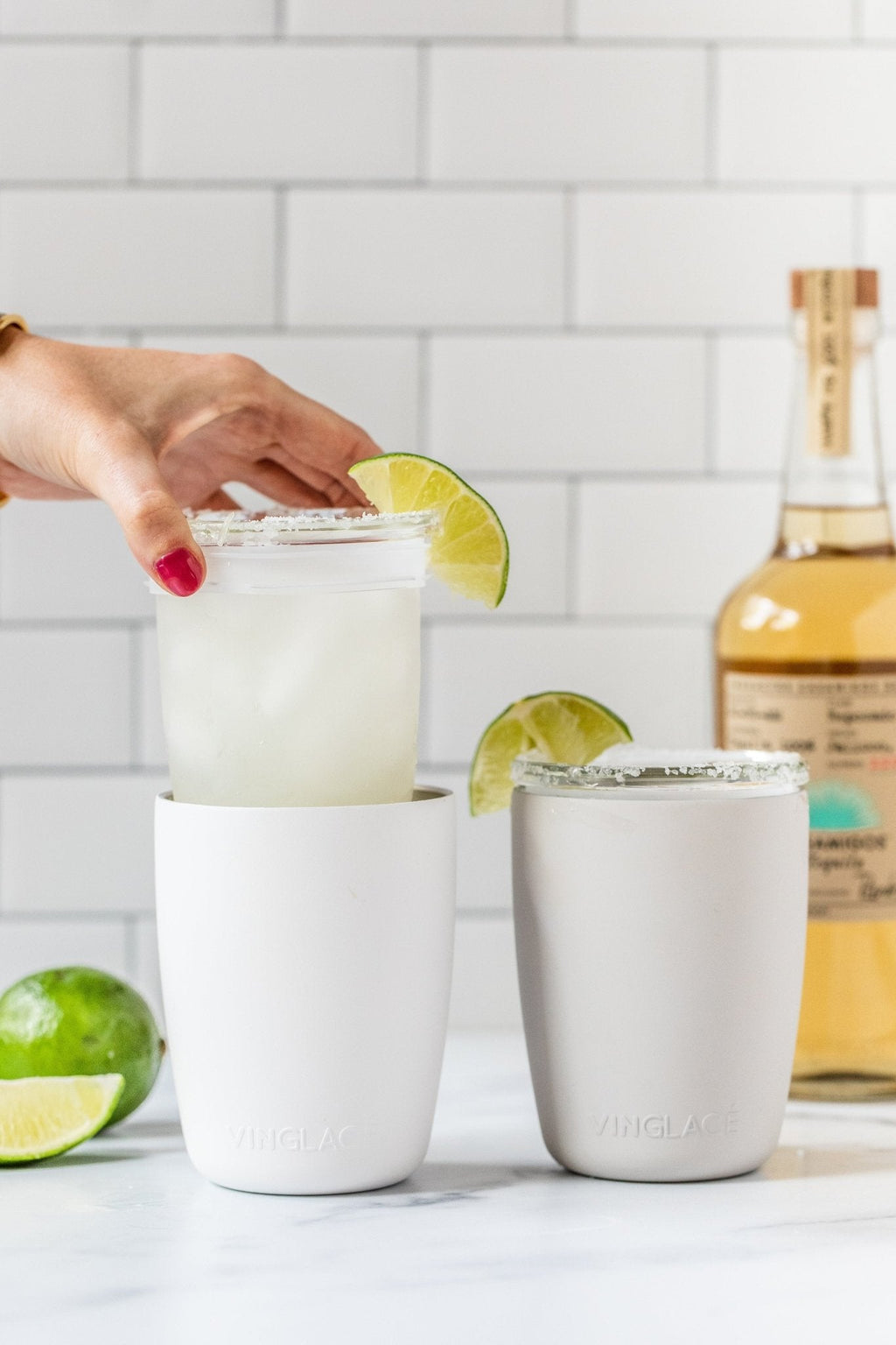Everyday Glass in White – Glass-Lined 12 oz Insulated Tumbler