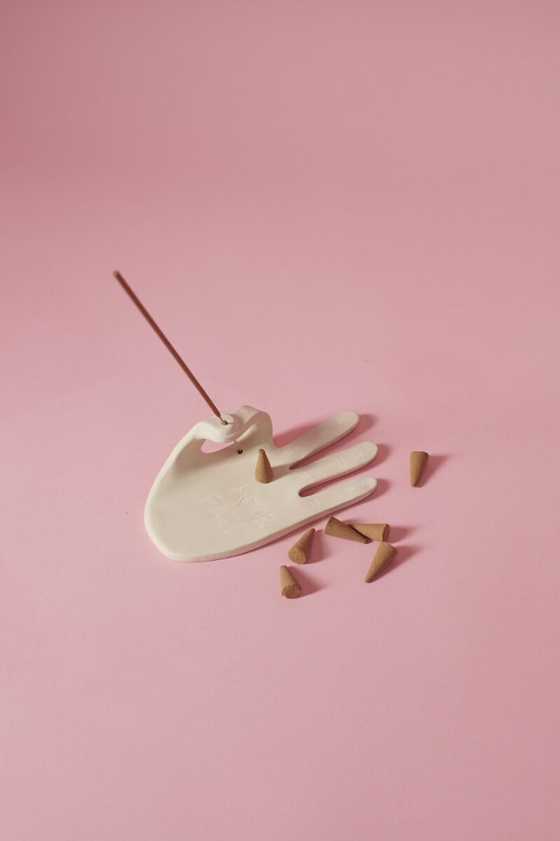 Hand Shaped Ceramic Incense Holder – Amor Fati Design