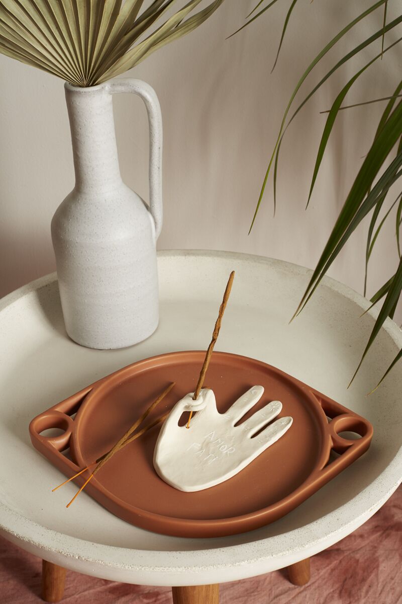 Hand Shaped Ceramic Incense Holder – Amor Fati Design