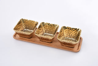 Gold Tapas Entertaining Set – 4 Pcs.