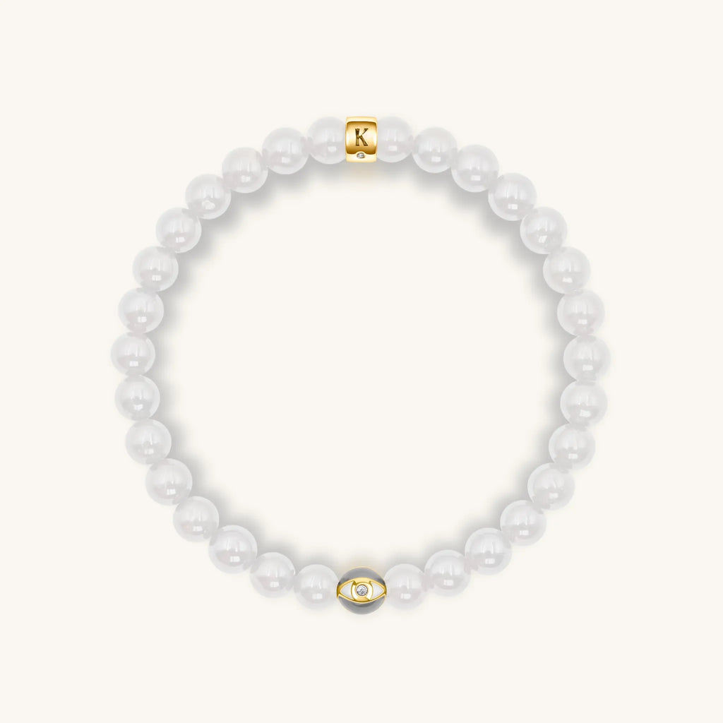 Moonstone Evil Eye Gold Bracelet – Renewed Inspiration