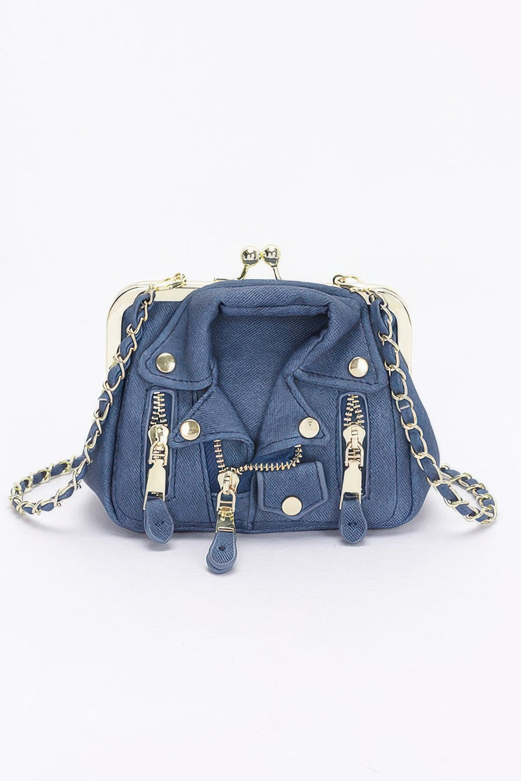 Denim Jacket Crossbody Bag – Light or Dark Blue